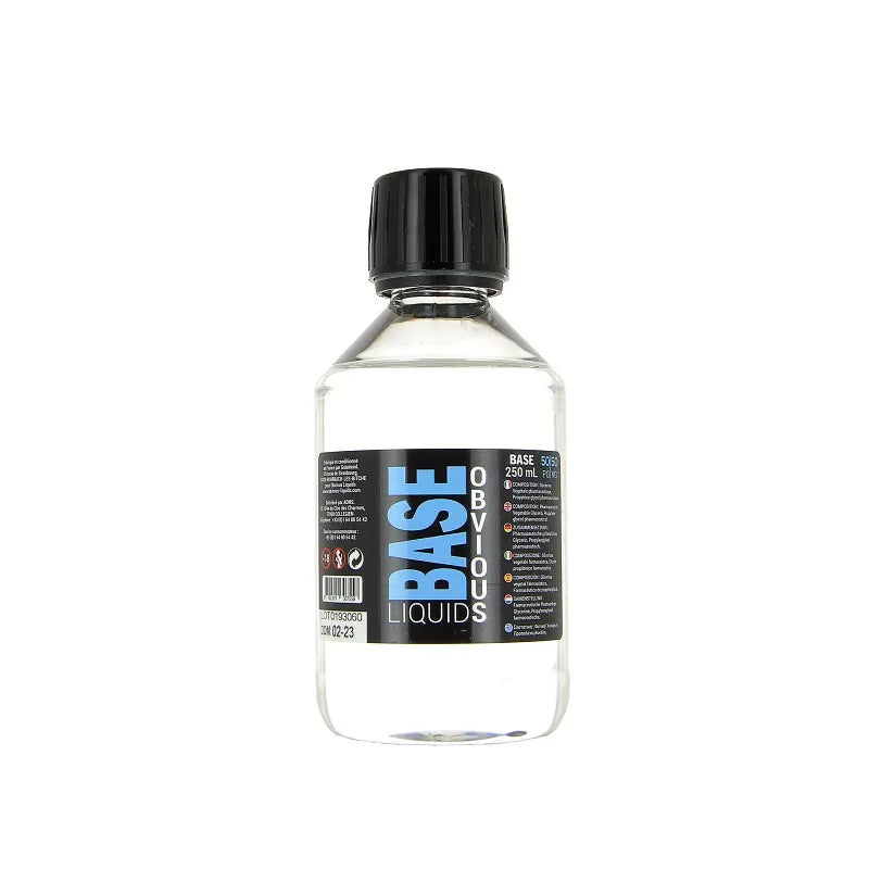BASE 50/50 250 ML - OBVIOUS LIQUIDS